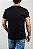 Camiseta Gola Cruzada Preta - Imagem 4