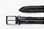Cinto Tresse Couro Preto - Imagem 1