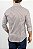 Camisa Arm Collar Branca Listra Café - Imagem 4