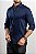 Camisa Arm Collar Azul Marinho - Imagem 2