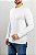 Camiseta Manga Longa Henley Branca - Imagem 2