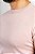 Tricot Gola Redonda Rosa Claro - Imagem 3