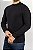 Tricot Texturizado Gola Mid Preto - Imagem 3
