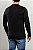 Camiseta Manga Longa Henley Preta - Imagem 4