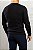 Tricot Gola Redonda Textura Preto - Imagem 3