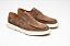 Sapato Derby Slip On Casual Bege - Imagem 1