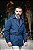 Trench Coat de Nylon Marinho - Imagem 1