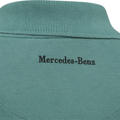 Camisa Polo Masculina Lavada Resort Trucks Mercedes Benz Verde - Imagem 4