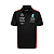Camisa Polo Masculina Oficial Equipe Mercedes AMG Petronas F1 2023 Preta - Imagem 1