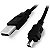 Cabo Usb Extensor 2.0 Am X Mini 4 Pin M 1,80m Preto - Clone - Imagem 2