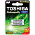 Pilha Alcalina AAA Recarregável 950 MAH 1,2V 2UN - Toshiba - Imagem 1
