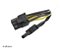 Cabo Adaptador 8 Pinos (6pin + 2pin) Molex Duplo (Ide) P/ Placa De Vídeo Pci Express - Imagem 2