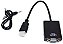 CABO ADAPTADOR CONVERSOR HDMI PARA VGA COM SAIDA DE AUDIO P2 - KNUP - Imagem 1