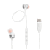 FONE DE OUVIDO COM FIO TUNE 310C USB-C BRANCO - JBL - Imagem 3