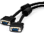 CABO DE VÍDEO VGA BLINDADO PARA MONITOR/PROJETOR VGA MACHO 15PIN X VGA MACHO 15PIN ANTI-INTERFERÊNCIA C/ FILTRO 1,8M PRETO - TETON - Imagem 1