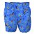 Short com Fralda Embutida Reutilizável Zebra Azul - Imagem 1