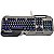Teclado Gamer Multilaser Warrior Ragnar Superfície Em Metal Tc222 - Imagem 2