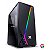 Gabinete Gamer VX Gaming Lynx Preto Com Lateral em acrílico e rgb - 30892 - Imagem 1