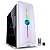 Gabinete Gamer PCYes Mid Tower Nova Plus Branco Com Lateral em acrílico e rgb - NOVBRRGB3FCA - Imagem 1