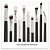Kit de Pincéis para olhos com 10 Pçs - Maange - Imagem 4
