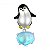 Berloque Pinguim No Gelo Em Prata 925 Legitima Eternal Joias - Imagem 1