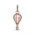 Berloque Pendente Balão Rosé Prata Legítima 925 Eternal - Imagem 1