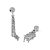 Charm Tassel Em Prata Legitima 925 Eternal Joias - Imagem 3