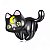 Berloque Gatinho Rodio Negro Em Prata 925 Eternal Joias - Imagem 1