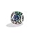 Berloque Pave Separador floral Prata 925 legitima - Imagem 1