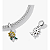 Mini Berloque Girassol Pendente Original Prata 925 Legitima - Imagem 4