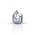 Berloque pave Golfinho Eternal Original Prata 925 legitima - Imagem 4