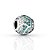 Berloque pave verde Eternal Original Prata 925 legitima - Imagem 1