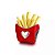 Berloque I Love Batatinha Prata 925 legitima - Imagem 1