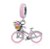 Berloque Bicicleta Original Prata 925 Eternal joias Original - Imagem 2