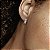 Brinco Argolinha em Pave Cravejado Prata 925 legitima - Imagem 2