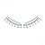 Brinco Ear Cuff Zircônias Prata Legitima 925 Eternal - Imagem 1
