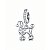 Berloque Cachorro Poodle Prata 925 Eternal Joias original - Imagem 1