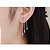 Brinco Ear Cuff Estrela Cascata em prata 925 legitima - Imagem 4