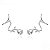 Brinco De Rosa Earcuf Prata 925 Original Eternal Joias - Imagem 1
