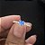 Anel Princesa Coracao Azul Prata 925 legítima Eternal Joias - Imagem 3