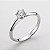 Anel Diamante Moissanite certificado GR 0.5 ct Prata 925 - Imagem 7