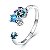 Anel Ajustavel Floral Prata 925 Eternal Joias - Imagem 1