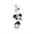 Berloque Pendente Mickey Em Prata Legítima 925 Eternal Joias - Imagem 1