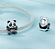 Berloque Separador Urso Panda Em Prata 925 Legitima - Imagem 3