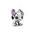 Berloque Separador Stitch Banho Prata Eternal Joias - Imagem 1