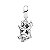 Berloque Pendente Stitch No Castelo Prata Eternal Joias - Imagem 5