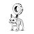 Berloque Pendente Bulldog Prata Eternal Joias - Imagem 1