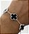 Pulseira Trevinhos Preto Em Prata Legítima 925 Eternal Joias - Imagem 2