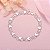 Pulseira Corações Banho de Prata Eternal Joias - Imagem 3