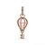 Berloque Pendente Balão Rosé Prata Eternal Joias - Imagem 1